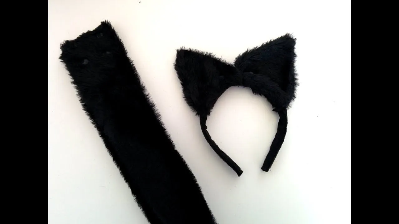 Como hacer orejas de gato para disfraz. DIY Ears of cat costume. - YouTube Como hacer orejas de gato para disfraz. DIY Ears of cat costume. - YouTube