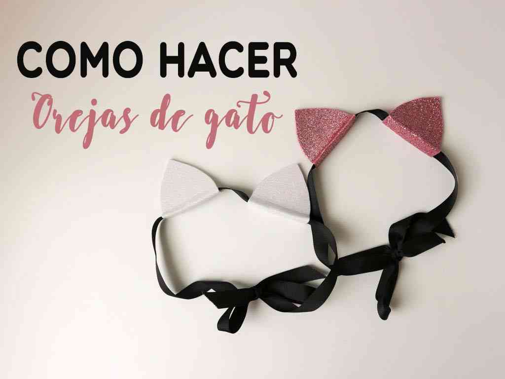 Como hacer orejas de gato de goma eva para un disfraz Como hacer orejas de gato de goma eva para un disfraz