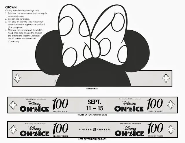 Orejas de Minnie y Mickey para Imprimir Gratis. | Ideas y material ... Orejas de Minnie y Mickey para Imprimir Gratis. | Ideas y material ...