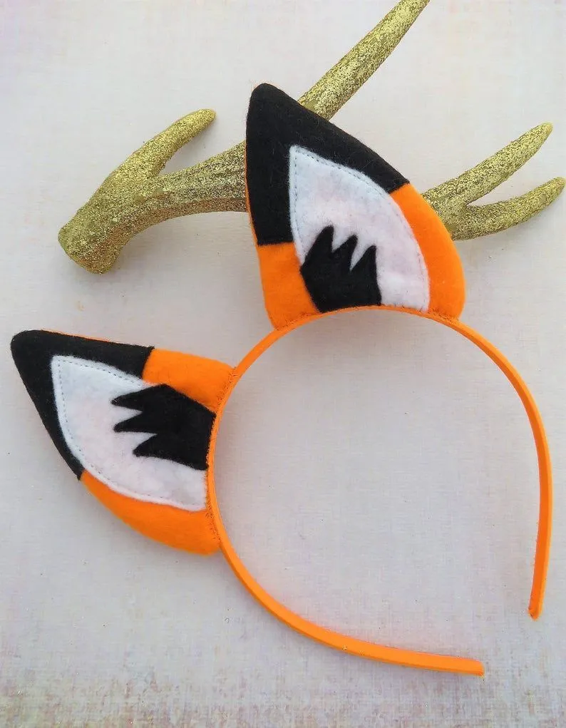Orejas de zorro Diadema de zorro Orejas de animales - Etsy España | Fox  headband, Fox ears, Fox costume