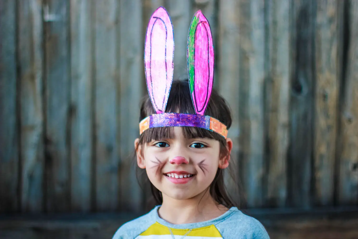 Orejitas de conejo para imprimir - Minimalista Orejitas de conejo para imprimir - Minimalista