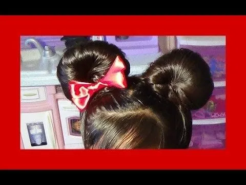 Orejitas De Minnie Mouse /Minnie Mouse Buns - YouTube Orejitas De Minnie Mouse /Minnie Mouse Buns - YouTube