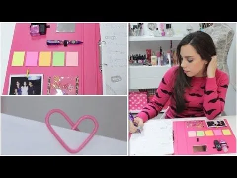 Organiza y decora tu carpeta - DIY - YouTube