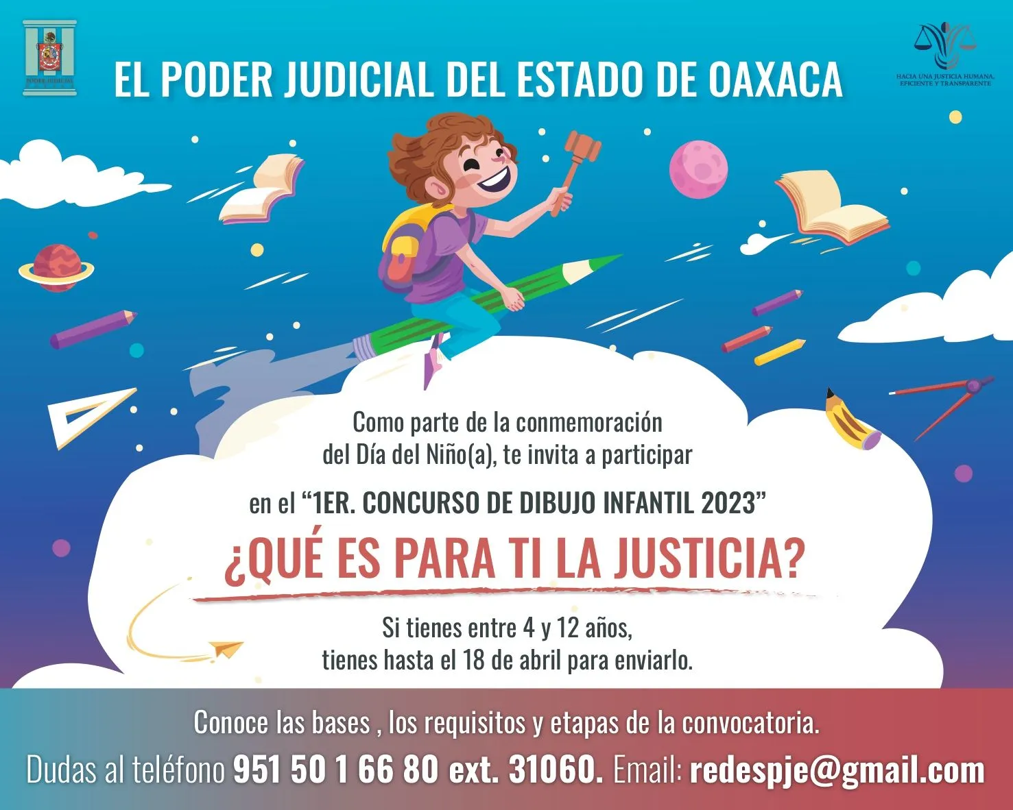 Organiza Poder Judicial concurso de dibujo ¿Qué es para ti la justicia? Organiza Poder Judicial concurso de dibujo ¿Qué es para ti la justicia?
