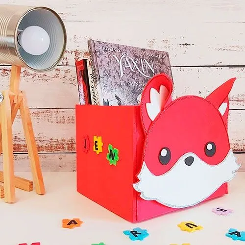 Cómo organizar libros? Haz tu caja organizadora con goma EVA | Fixo Kids