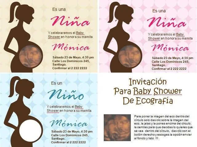 OrganizaTuBabyShower on Twitter: "Descarga esta linda invitación ...