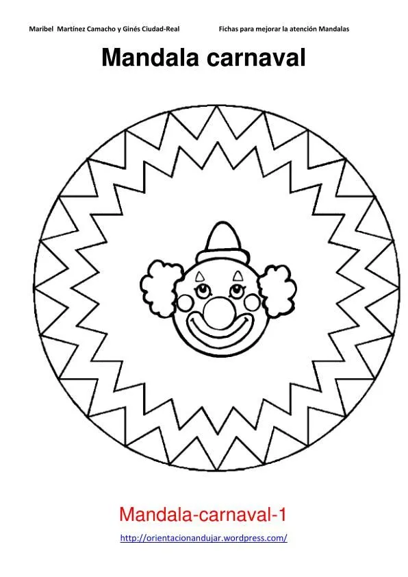Mandalas de carnaval para Ineverycrea | Triniblog Mandalas de carnaval para Ineverycrea | Triniblog