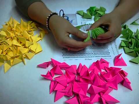 Origami 3D Cisne Papiroflexia (1ra Parte) - YouTube Origami 3D Cisne Papiroflexia (1ra Parte) - YouTube