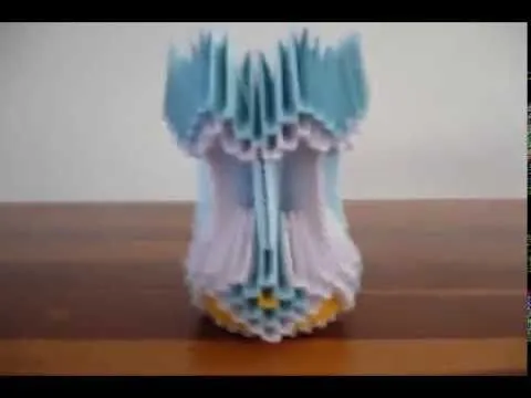 Origami 3D jarron tutorial - Imagui