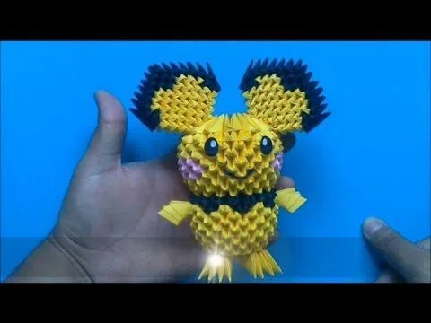 Origami 3D Pichu (