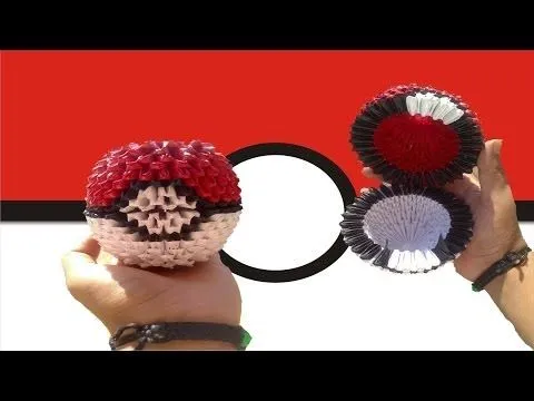 Origami 3D Pokeball (Pokemon)