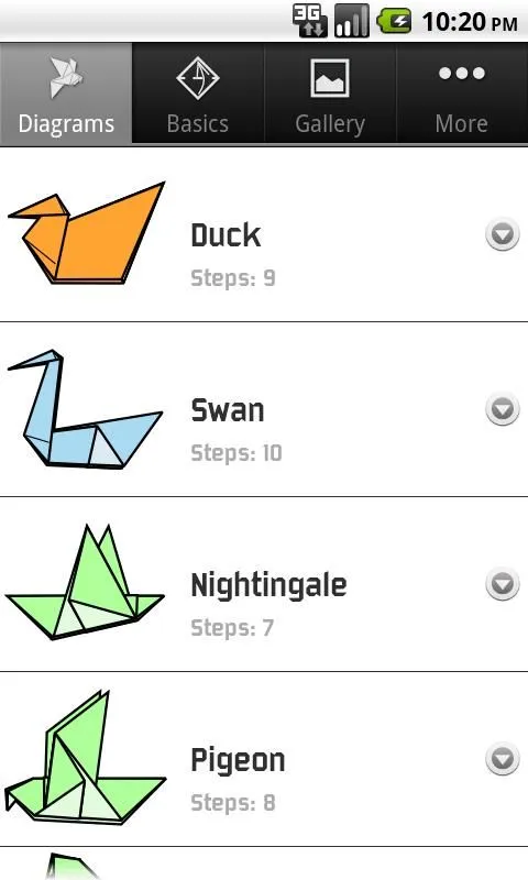 Origami Aves de Papel - Aplicaciones de Android en Google Play