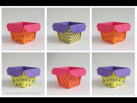 Origami Box -- Caja - YouTube