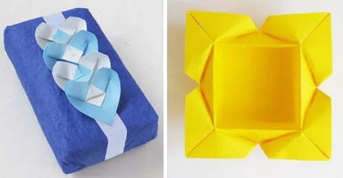 Origami: Caja con pétalos en forma de corazón -Paso a paso Origami: Caja con pétalos en forma de corazón -Paso a paso