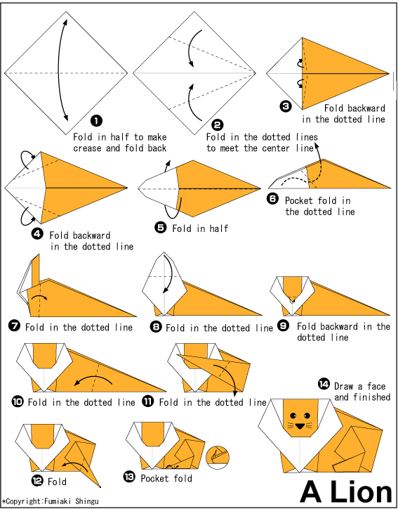 Origami: capítulo6: Animales Africanos Origami: capítulo6: Animales Africanos