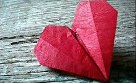 Origami Corazon Inflado