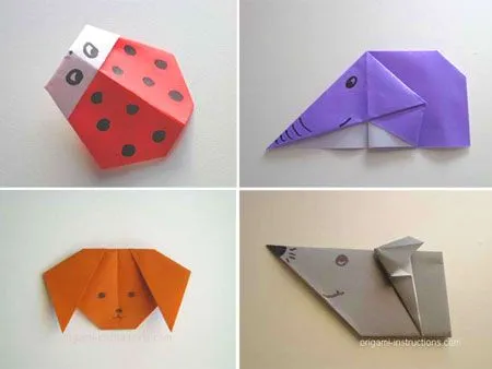 Cómo hacer Origami. Manualidades de papel para niños ... Cómo hacer Origami. Manualidades de papel para niños ...