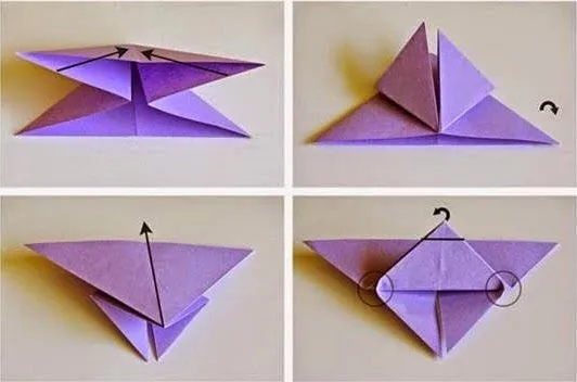 DIY - Origami de mariposa | anapakova