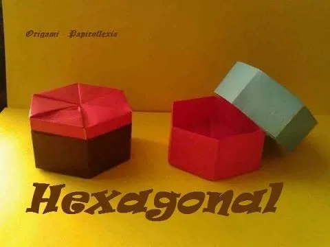 Origami - Papiroflexia. Caja hexagonal - YouTube