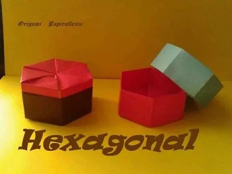 Origami - Papiroflexia. Caja hexagonal - YouTube Origami - Papiroflexia. Caja hexagonal - YouTube