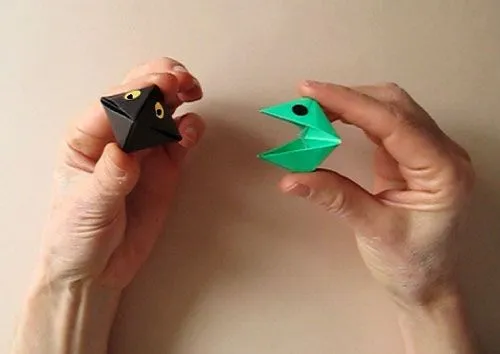 Origami paso a paso: Títere de papel para entretener a los niños Origami paso a paso: Títere de papel para entretener a los niños