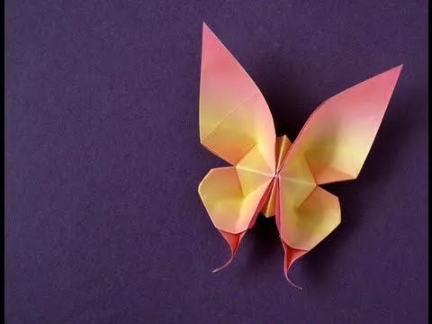 Origami Swallowtail Butterfly -tutorial - YouTube