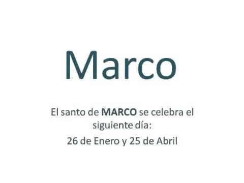 Origen y significado del nombre Marco - YouTube Origen y significado del nombre Marco - YouTube