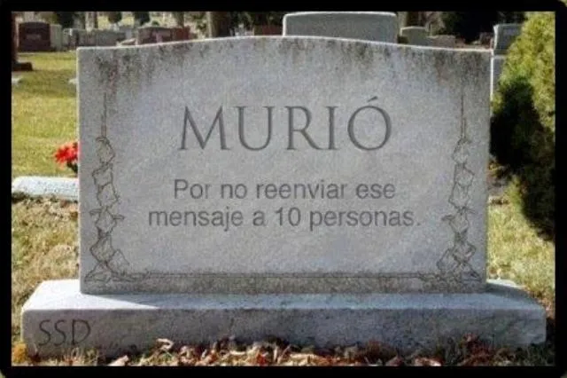 Los orígenes de las cadenas de mensajes: si no copias este ... Los orígenes de las cadenas de mensajes: si no copias este ...