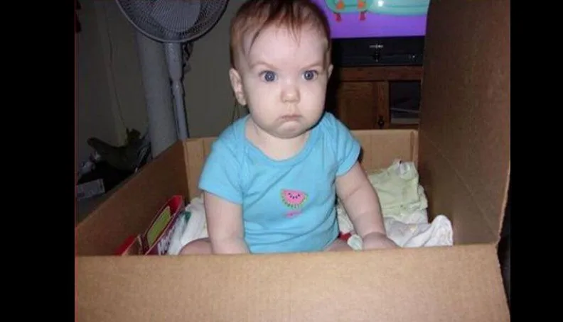 Quién habrá originado la mala reacción de este adorable pequeño ...