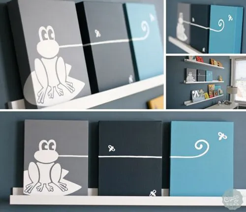 Originales cuadros infantiles | Decoideas.Net Originales cuadros infantiles | Decoideas.Net