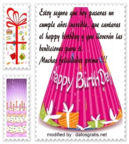 Originales Frases Para Mi Prima Por Su Cumpleaños Con Imàgenes ...