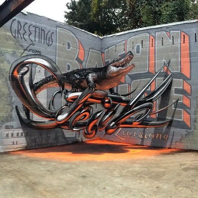 Originales graffitis en 3D distintos a los que estabas ...