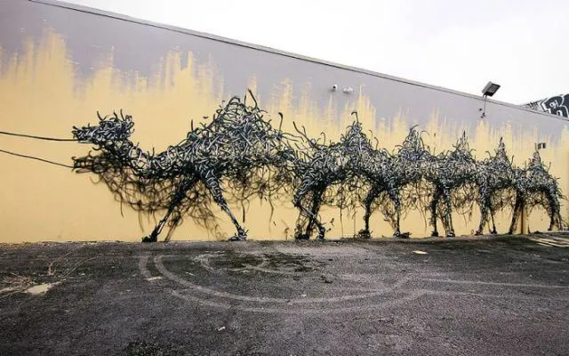 Originales graffitis en 3D distintos a los que estabas ...