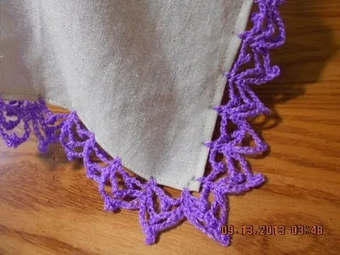 Orilla # 6 cadenas sencillas y bonitas - YouTube Orilla # 6 cadenas sencillas y bonitas - YouTube