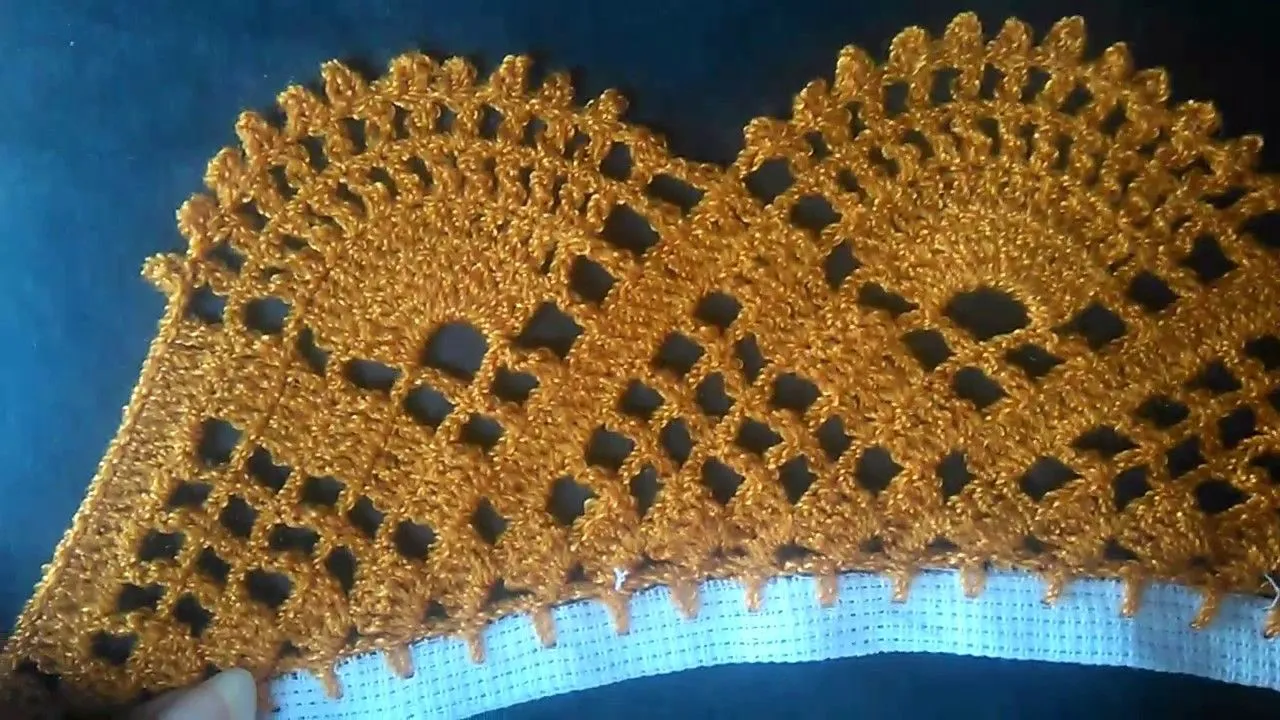 ORILLA PARA MANTEL REDONDO PARTE - 1 - YouTube ORILLA PARA MANTEL REDONDO PARTE - 1 - YouTube