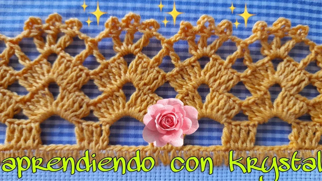 orilla para servilleta #51/ punta vuelta y vuelta muy facil y original orilla para servilleta #51/ punta vuelta y vuelta muy facil y original