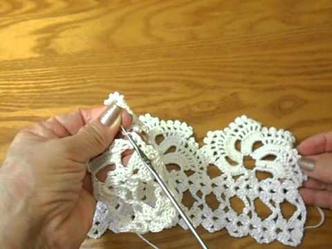 Orilla # 1 tejida Crochet - YouTube