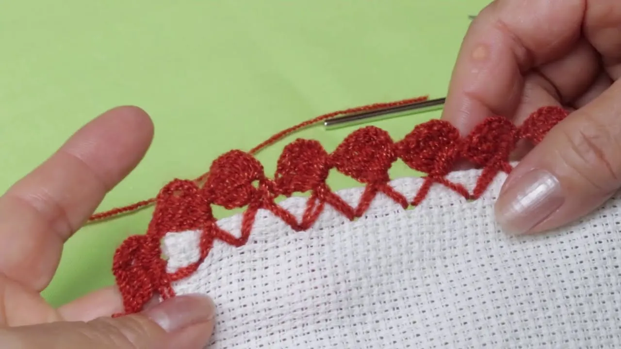 ❤ORILLA TEJIDA PARA SERVILLETAS (PRINCIPIANTES) ❤ORILLA TEJIDA PARA SERVILLETAS (PRINCIPIANTES)