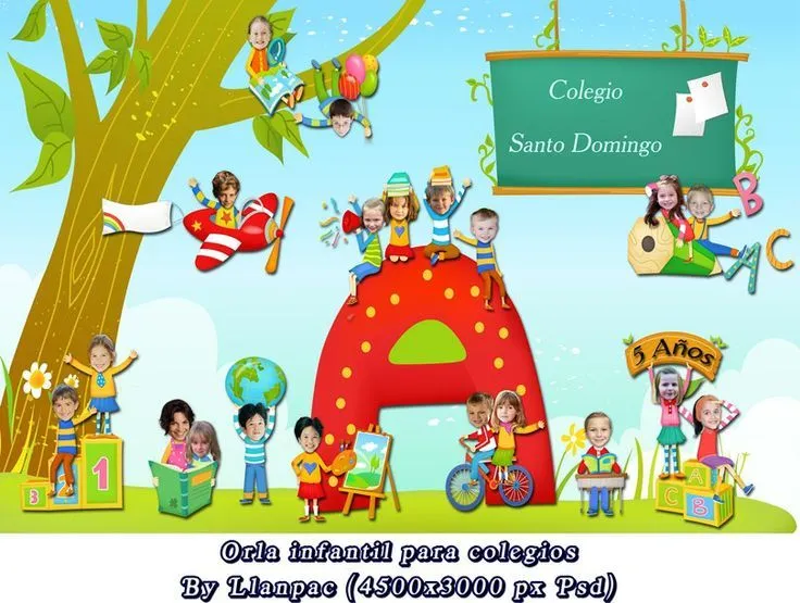 Orla Infantil (Photoshop)(Psd) | GRADUACIÓN | Pinterest ... Orla Infantil (Photoshop)(Psd) | GRADUACIÓN | Pinterest ...