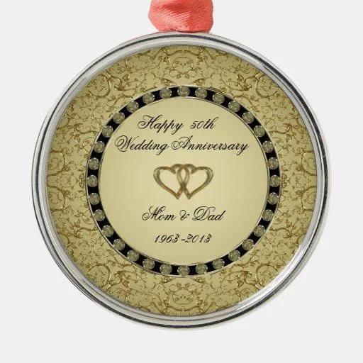 Ornamento del aniversario de boda de oro adorno para reyes | Zazzle Ornamento del aniversario de boda de oro adorno para reyes | Zazzle