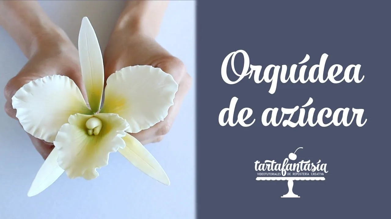 Cómo hacer una Orquídea de Azúcar - YouTube Cómo hacer una Orquídea de Azúcar - YouTube