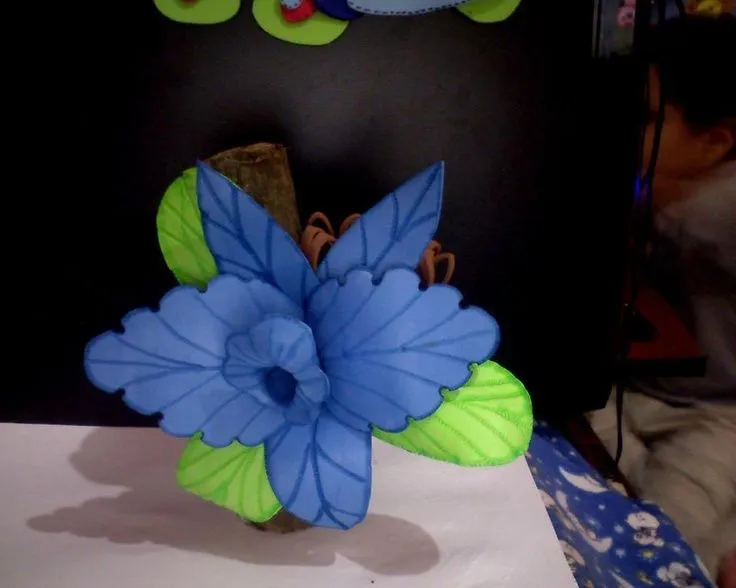 ORQUIDEA AZUL DE GOMA EVA | creando. | Pinterest ORQUIDEA AZUL DE GOMA EVA | creando. | Pinterest