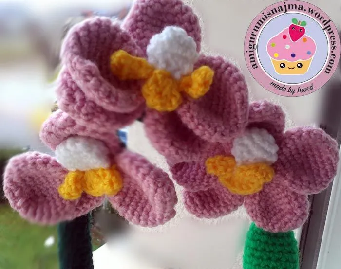 Orquidea crochet | Labores de Najma