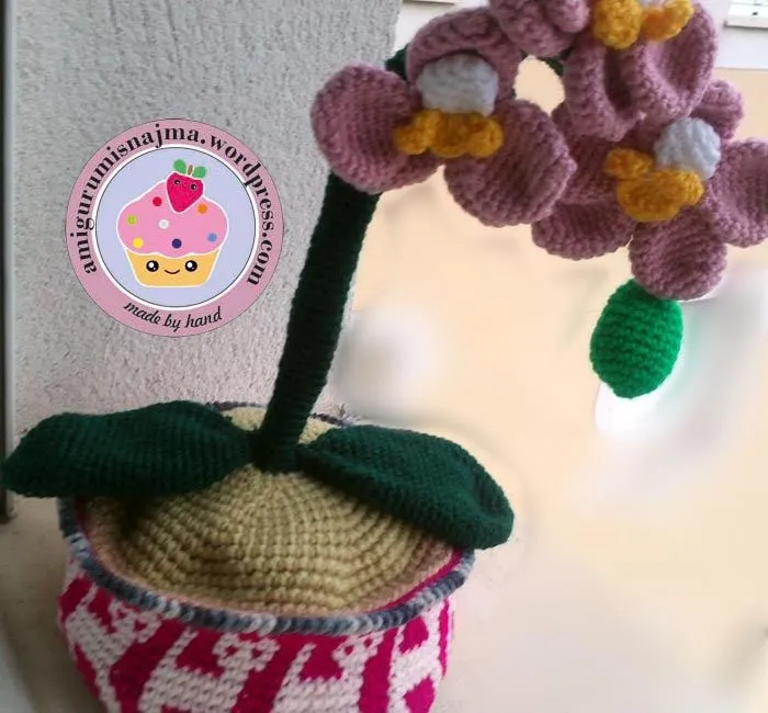 Orquidea crochet | Labores de Najma