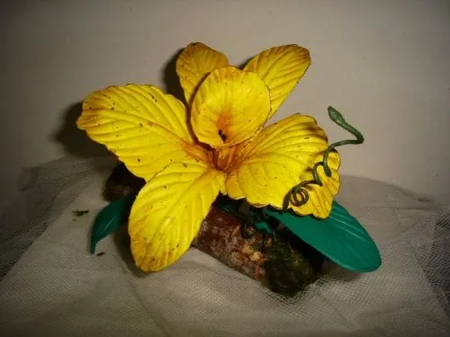 Orquideas de foami paso a paso - Imagui
