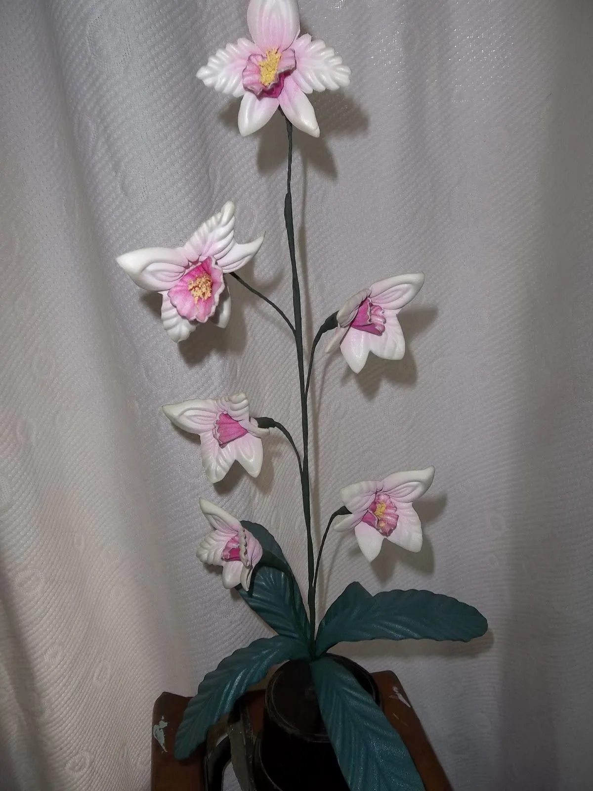 Orquidea en goma eva - Imagui