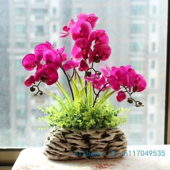 Orquídeas Arreglos De Seda - Compra lotes baratos de Orquídeas ...