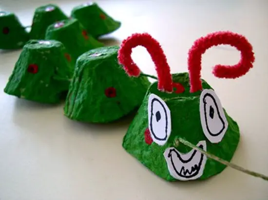 gusano - Manualidades Infantiles