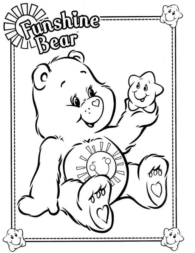Oso Divertido para colorear, imprimir e dibujar –ColoringOnly.Com Oso Divertido para colorear, imprimir e dibujar –ColoringOnly.Com