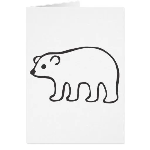Oso de los jóvenes en bosquejo blanco y negro felicitación de Zazzle. Oso de los jóvenes en bosquejo blanco y negro felicitación de Zazzle.
